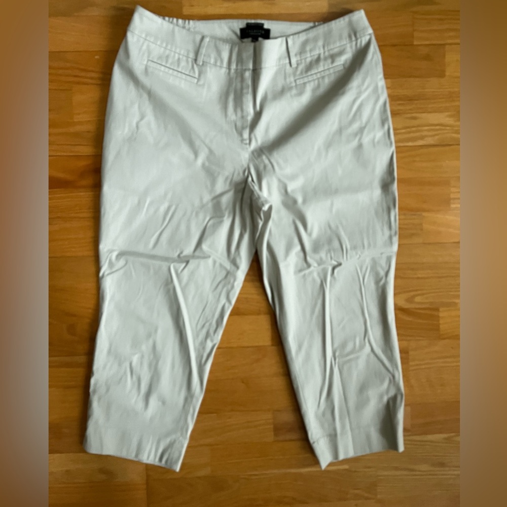 Talbots ‘The Perfect Crop’ petite khaki pants